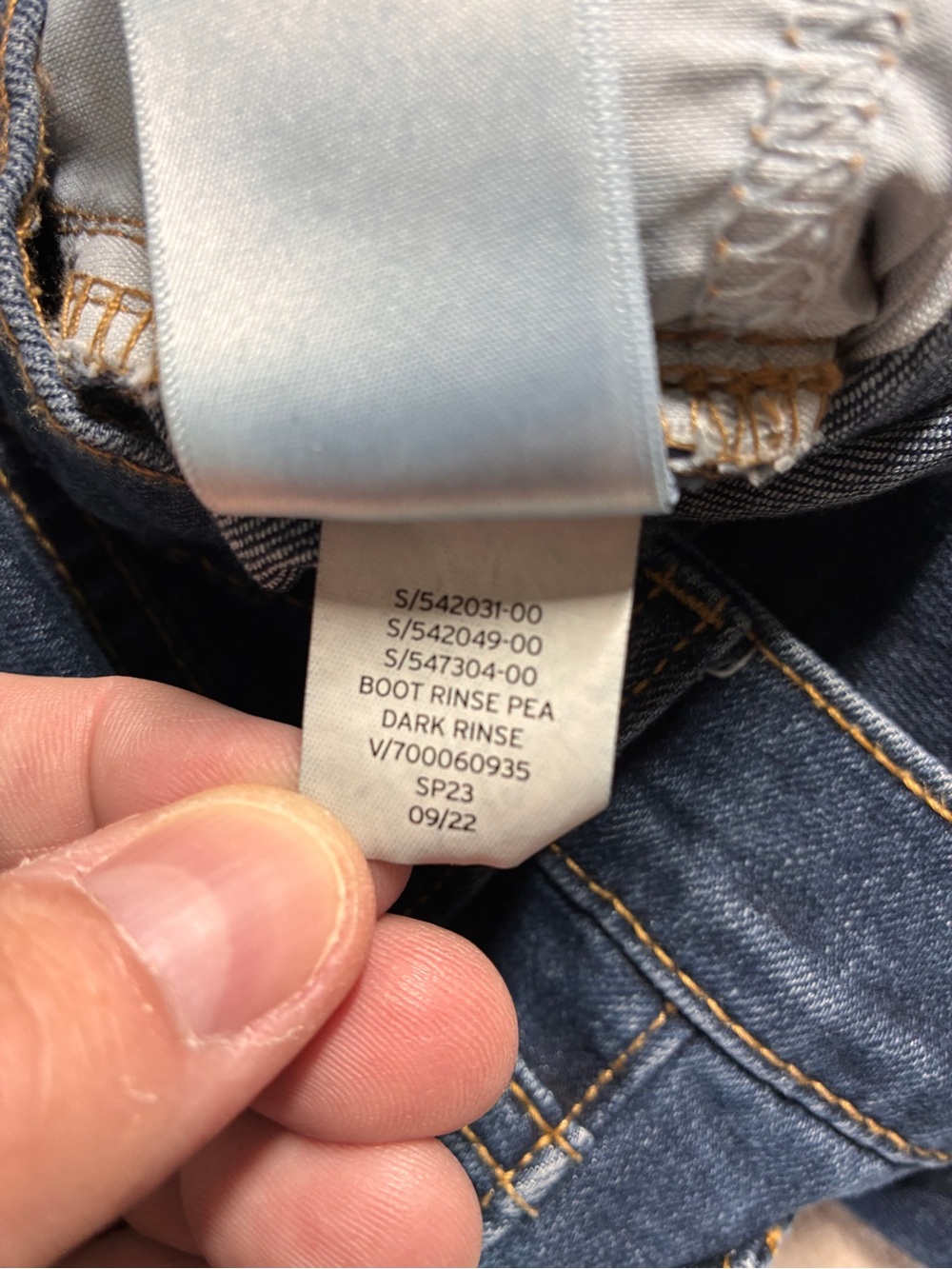 Gap Perfect Bootcut Jeans Dark Rinse Y2K Stretch Flare Women’s Size 2 26R - Picture 6 of 11